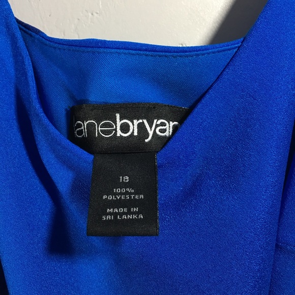 Lane Bryant Color Block Blue Dress - Picture 4 of 8